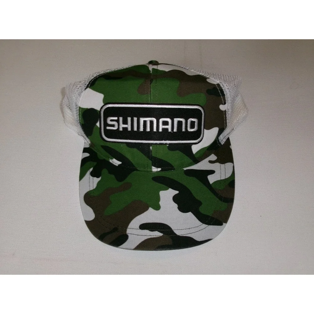 SHIMANO FISHING CAM LIGHTWEIGHT TRUCKER 00S HAT CAP VINTAGE DEADSTOCK H3